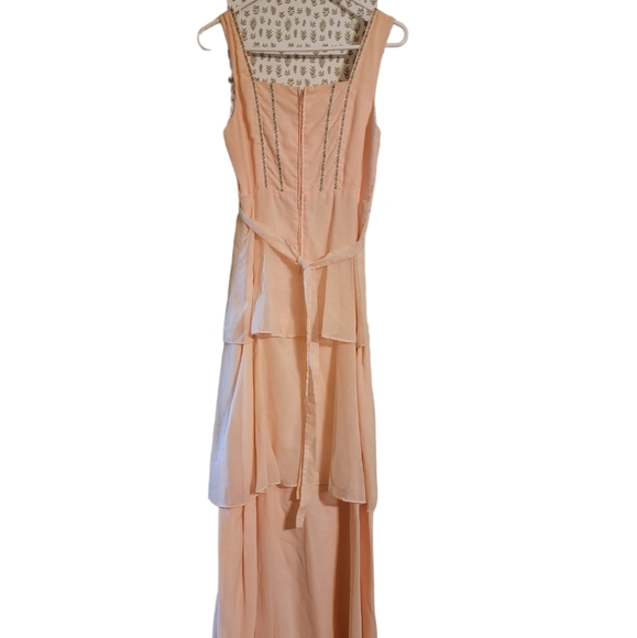 Vintage | Light Pink Tiered Dress - Picture 8 of 10